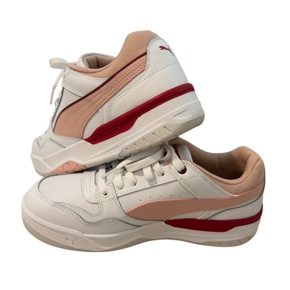 PUMA Women's Rebound Retro Shoes, White-Rose Quartz - New without tags